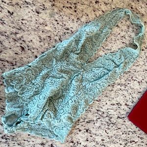 💓Wishlist💓 Lacey low neck&back bodysuit. Size S/M